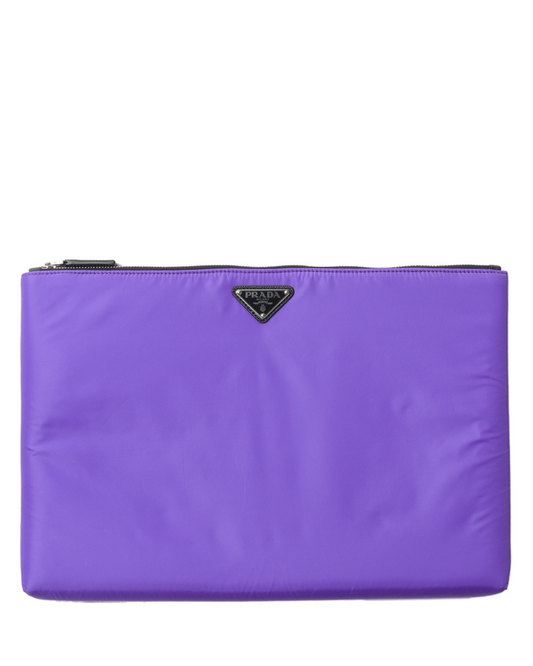 Padded Clutch Tessuto