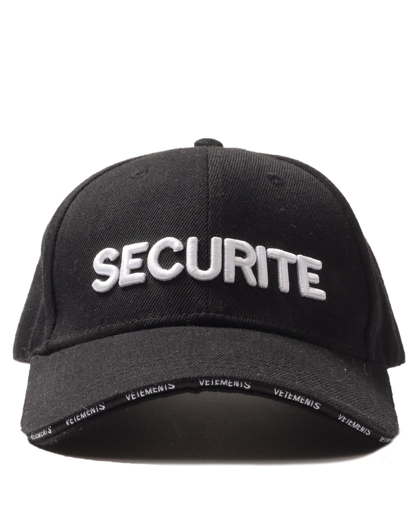 "SECURITE" Embroidered Hat