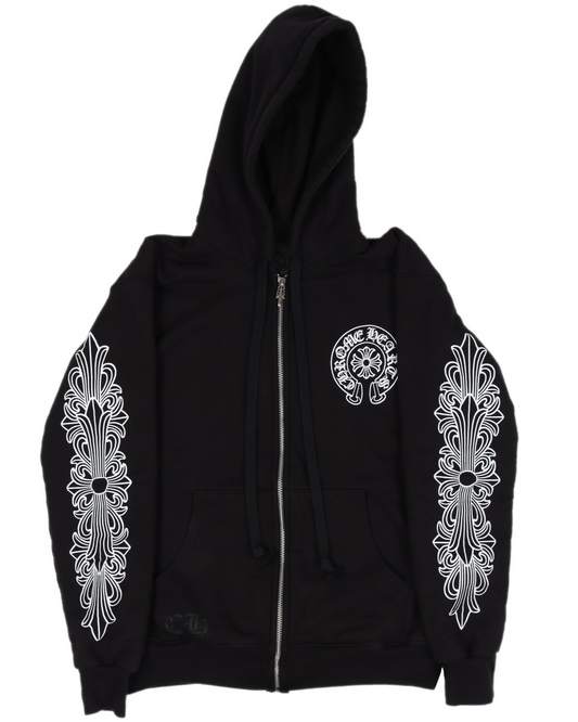 PARIS Horseshoe Logo Zip Hoodie