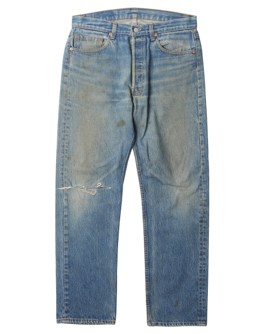1990's Levi's 501 Mud Wash Denim