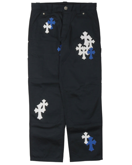 Double Knee Cross Patch Pants