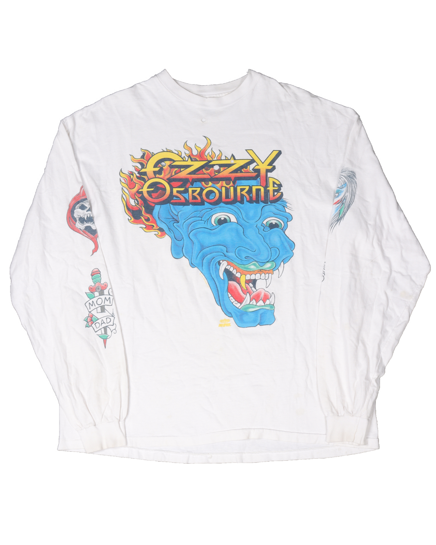 Ozzy Osborn Tattoo Long Sleeve T-Shirt