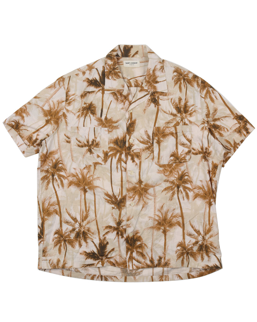 Palm Tree Print Shirt SS15