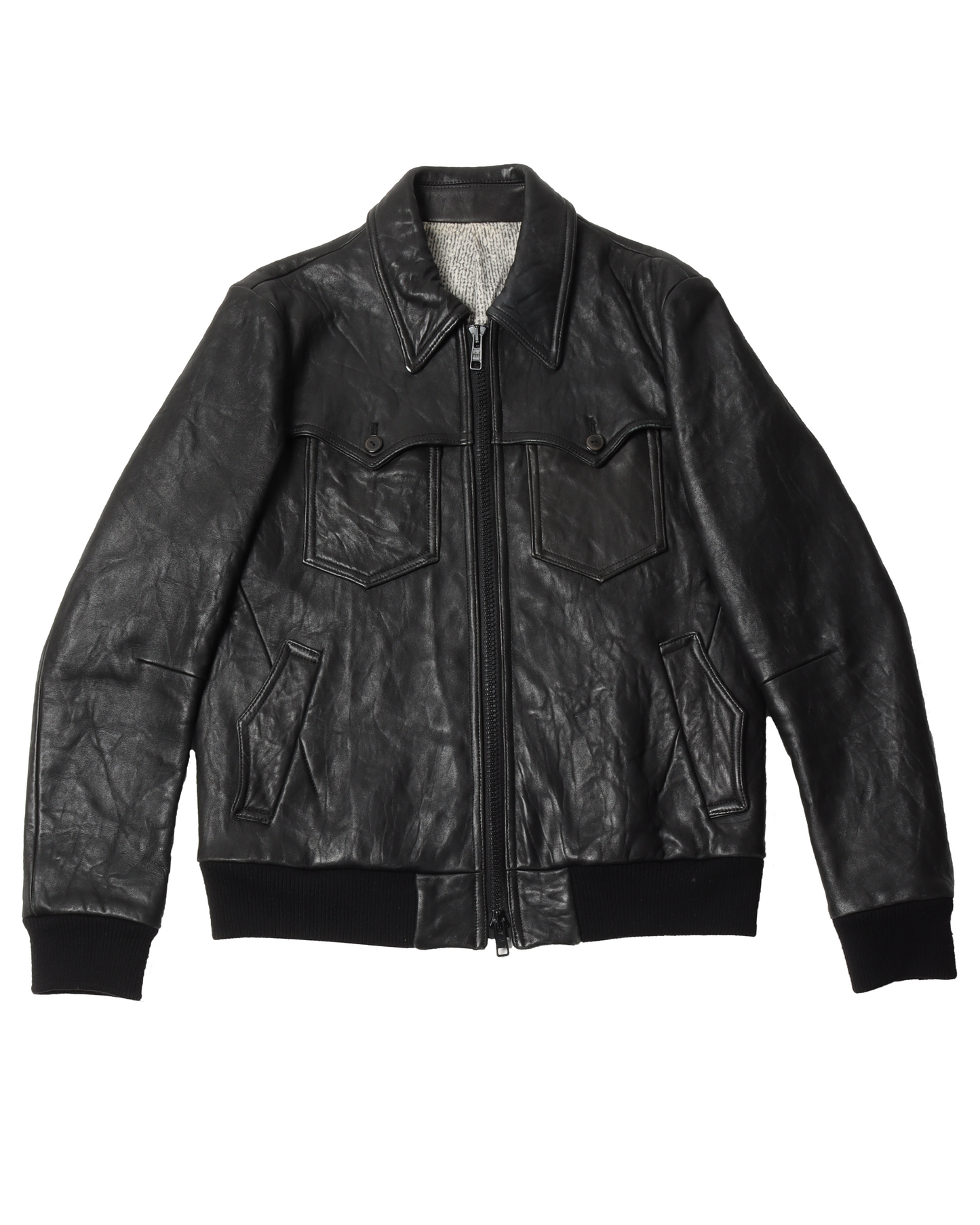 Leather Western Style Jacket