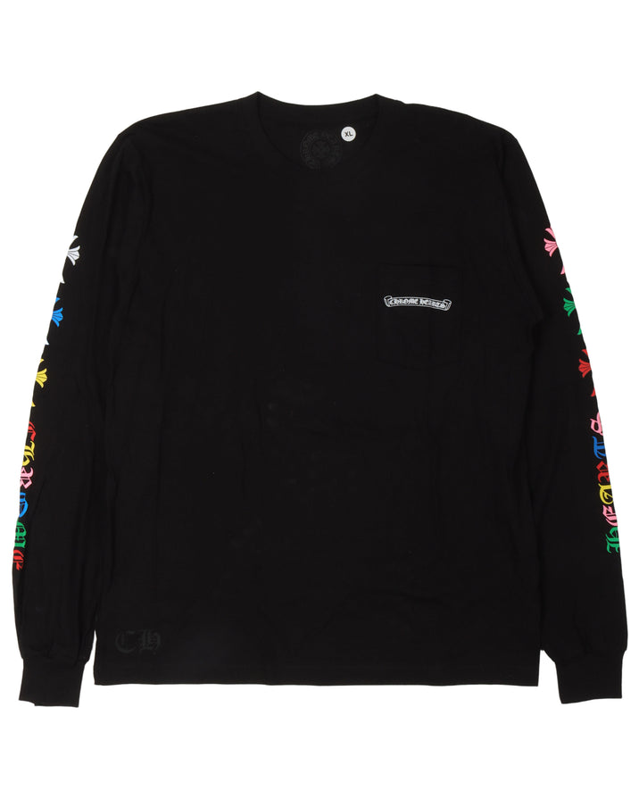 Multicolor Cross Long Sleeve T-Shirt