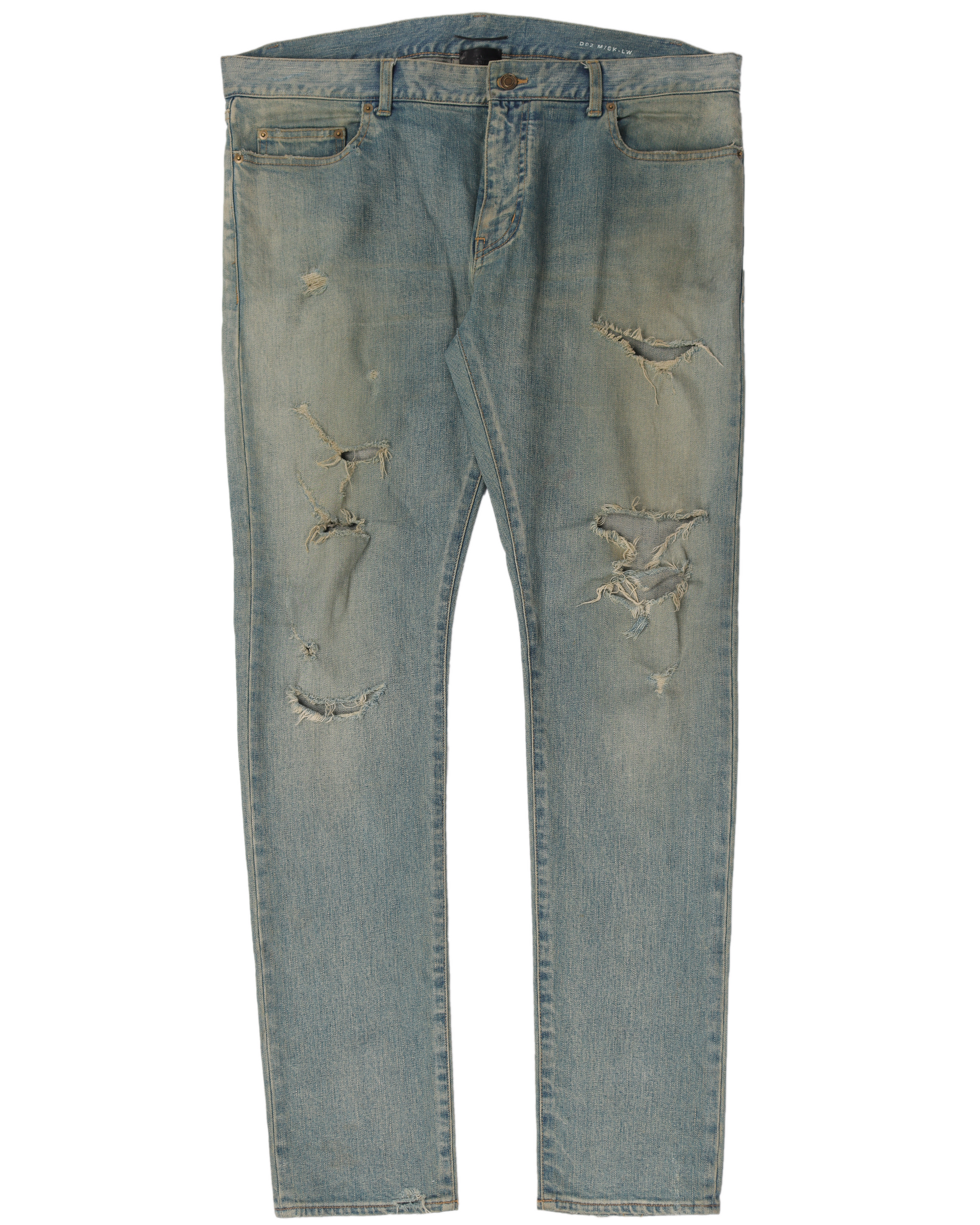 Saint Laurent Crash Denim – Justin Reed