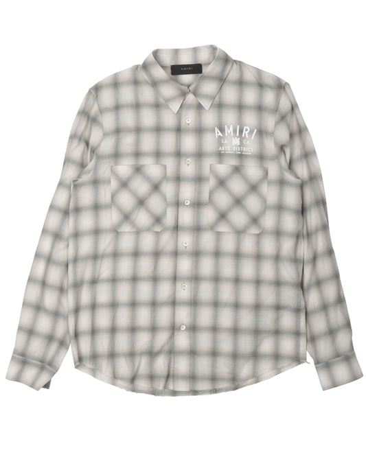 Arts District Shadow Plaid Shirt