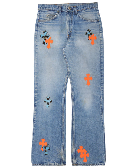 St. Barth Levi's Cross Patch Denim