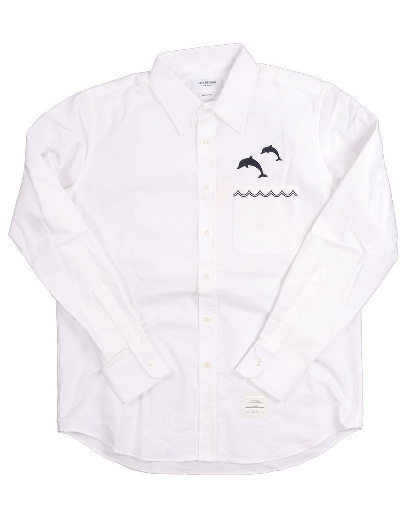 Dolphin Logo Button Shirt w/ Tags