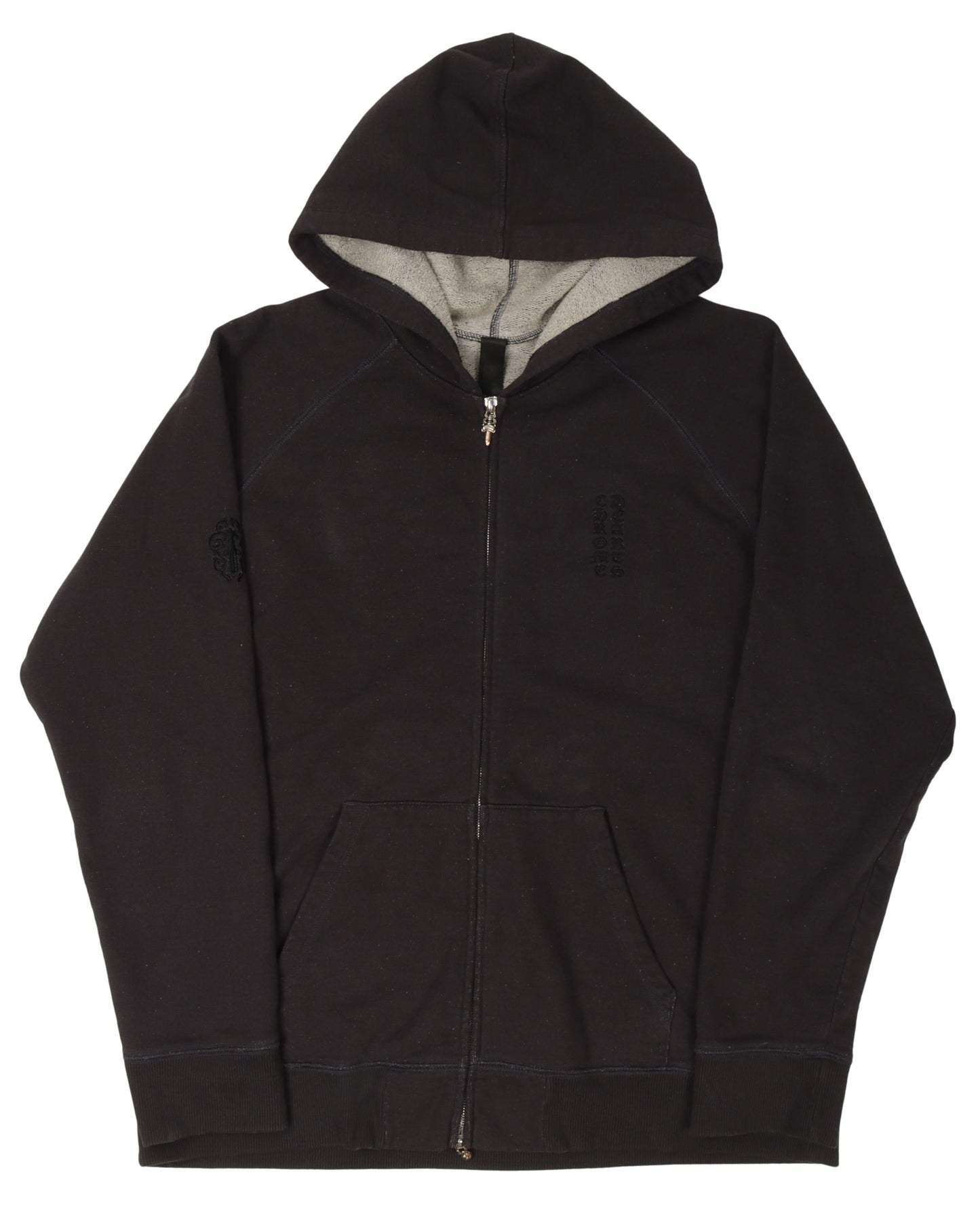 Zip Up Tonal Hoodie
