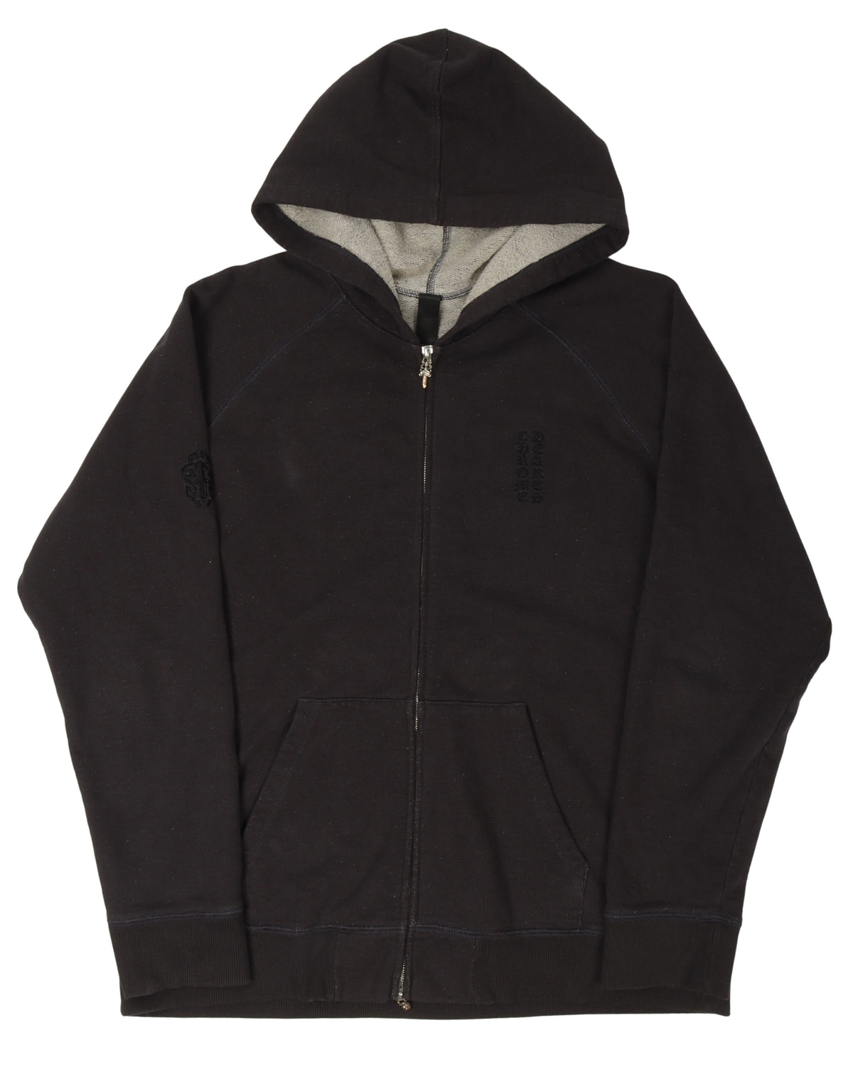Zip Up Tonal Hoodie
