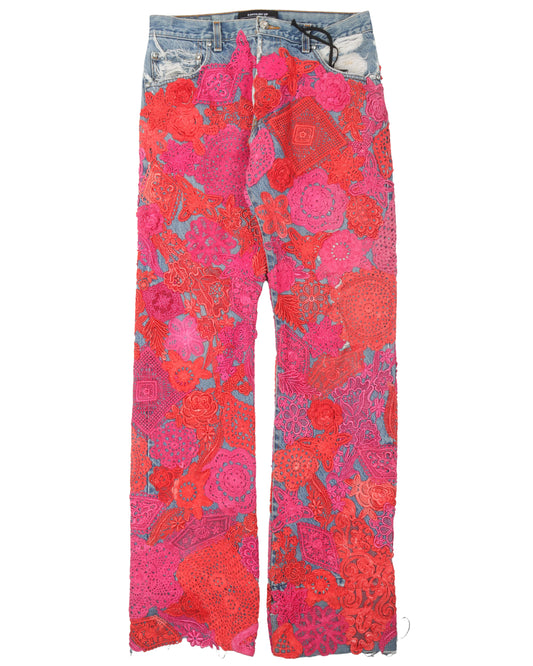 Poetic Lust Red Jeans