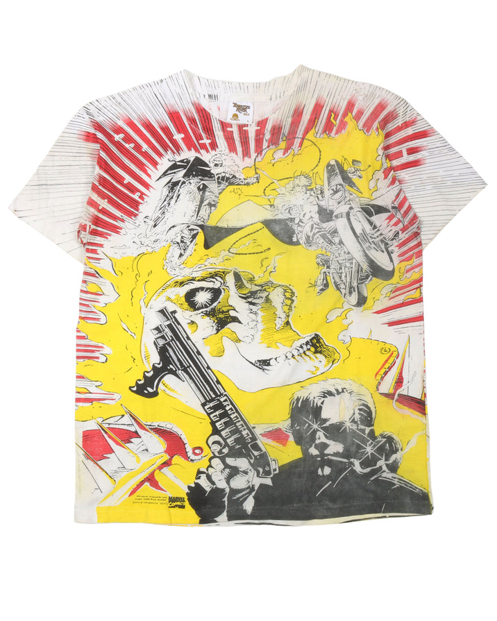 Marvel Ghost Rider Mega Print T-Shirt