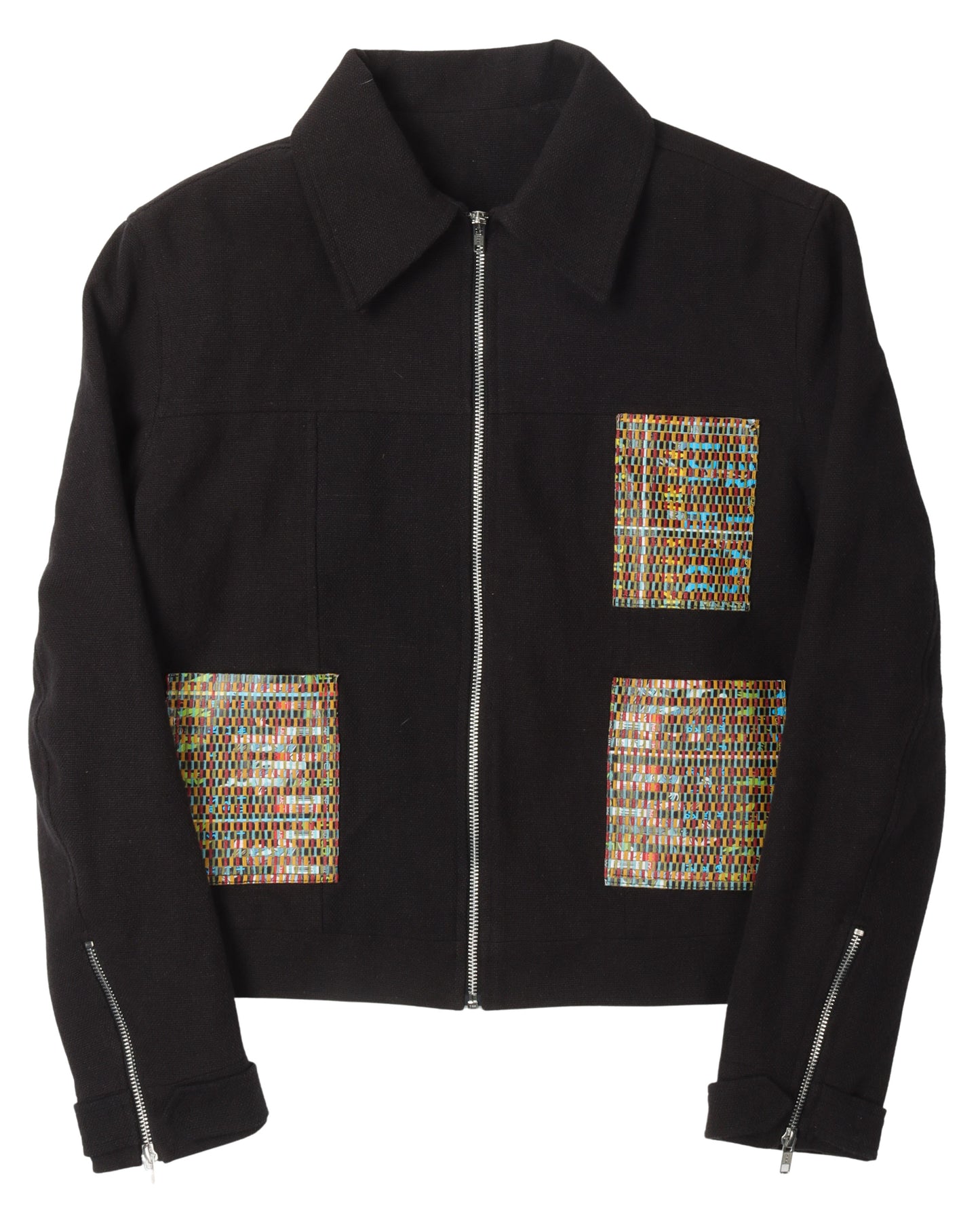 Abstract Patch Jacket