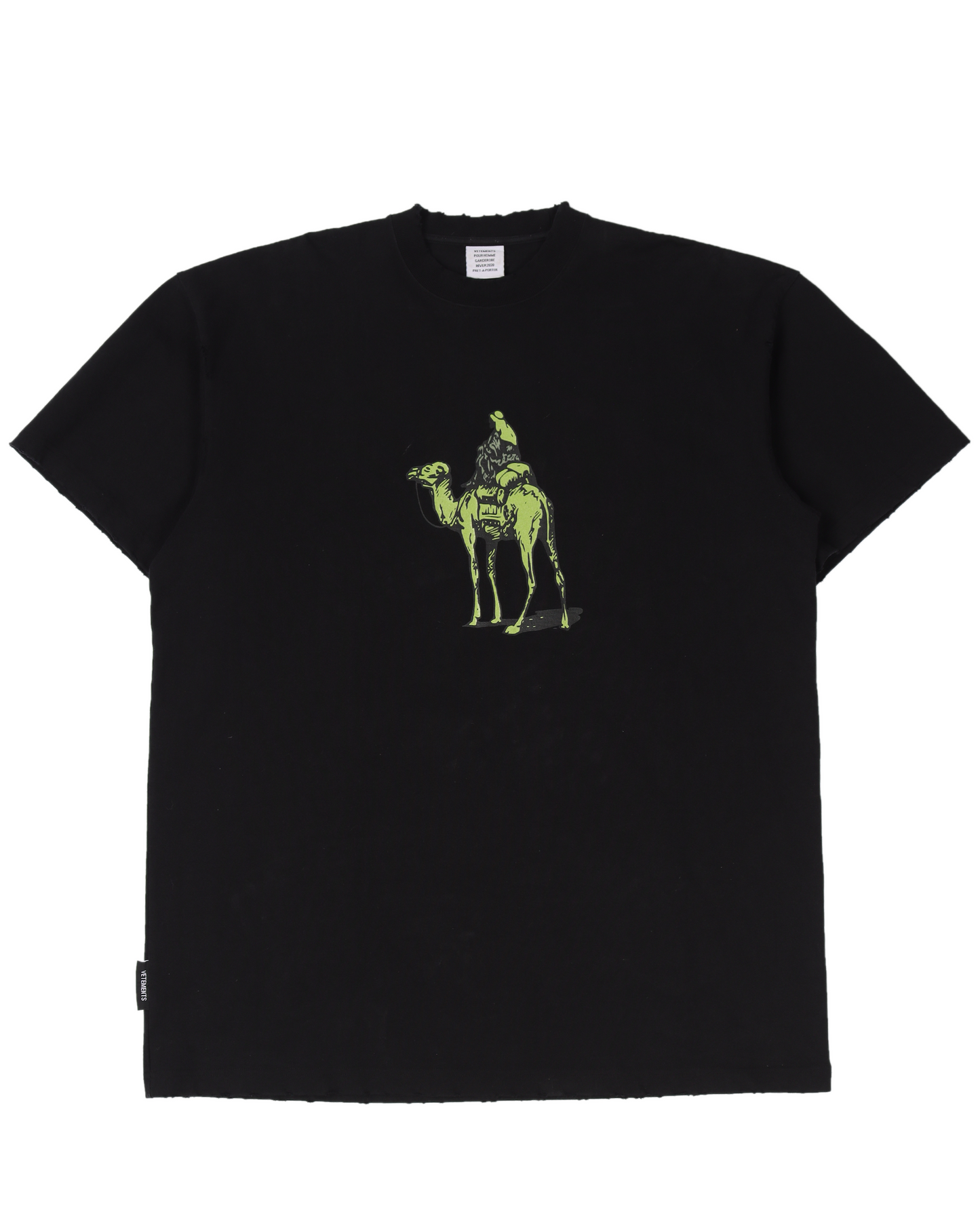 Vetements FW20 Silk Road Distressed T-Shirt – Justin Reed Vetements FW20 Silk Road Distressed T-Shirt – Justin Reed