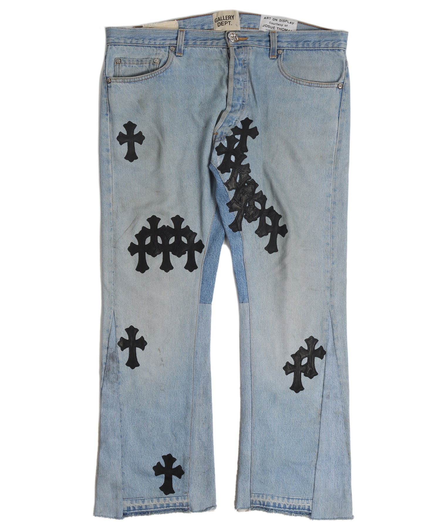 Gallery Dept. "La Flare" Cross Patch Denim