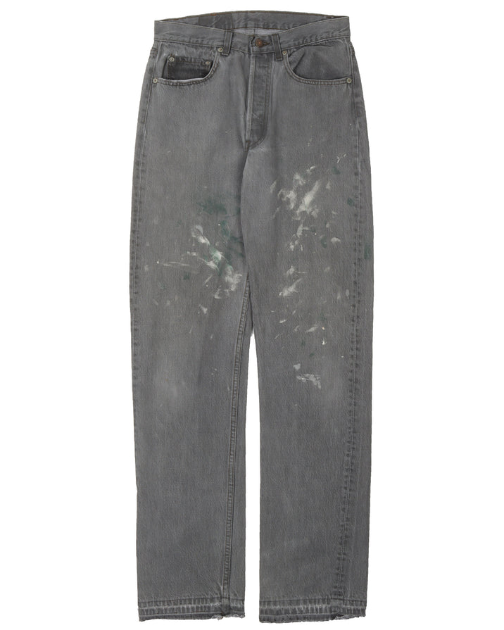 Levi's 501 Paint Splatter Jeans