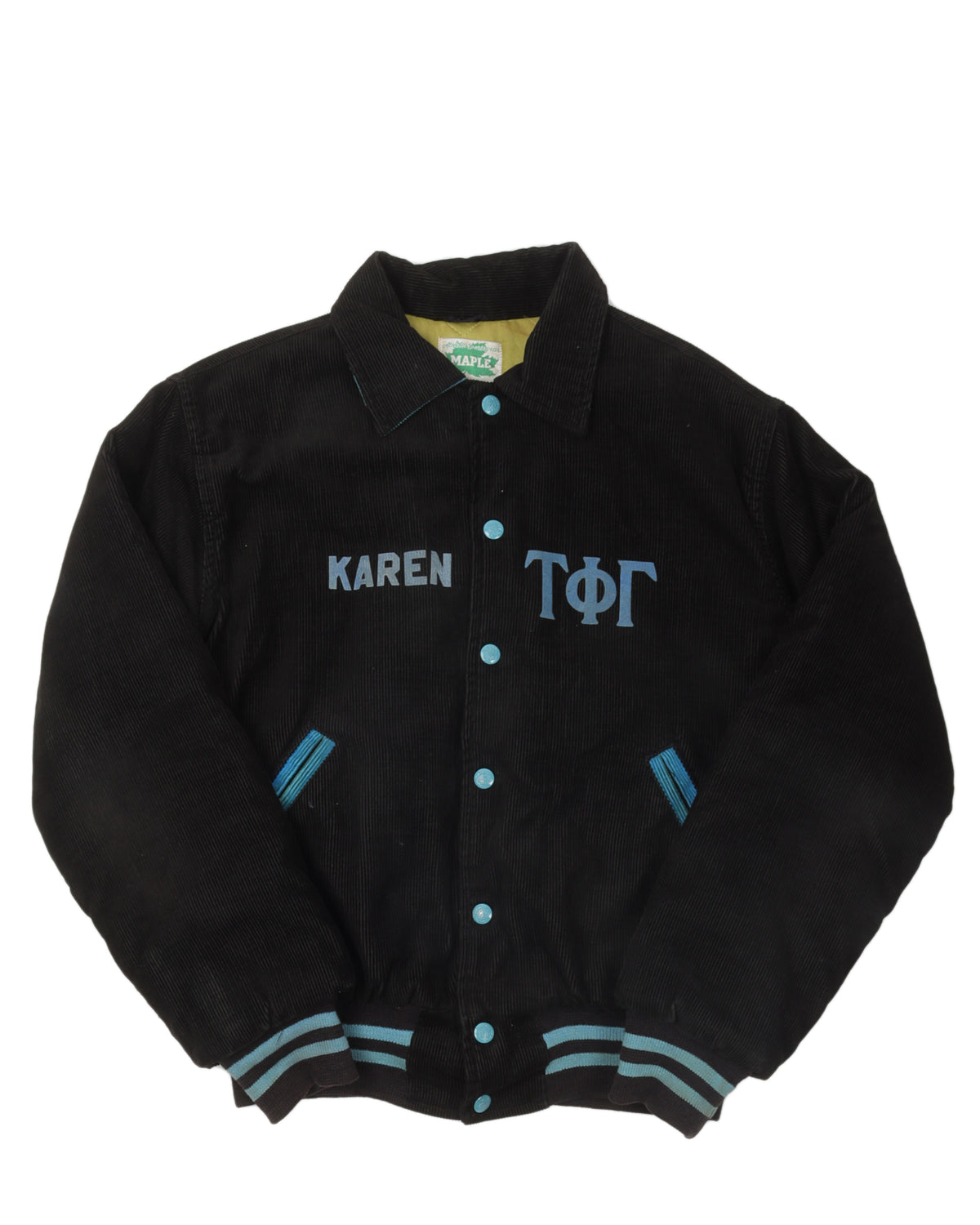 Corduroy Fraternity Varsity Jacket