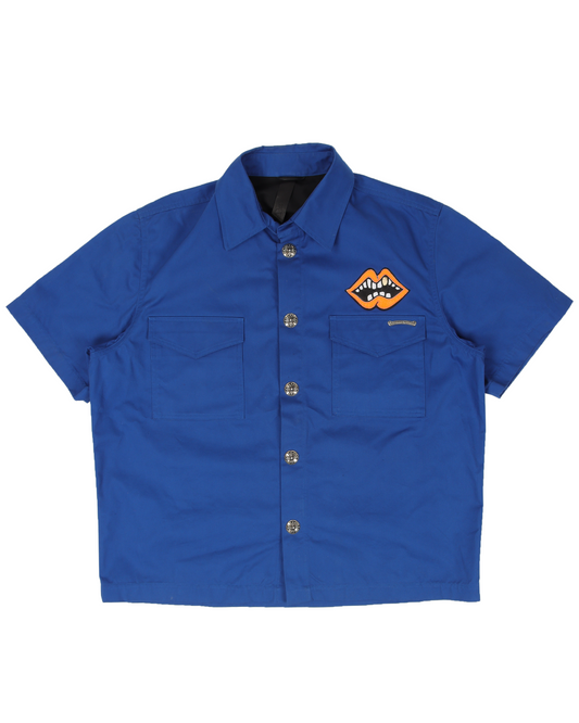 Matty Boy Leather Patch Work Shirt