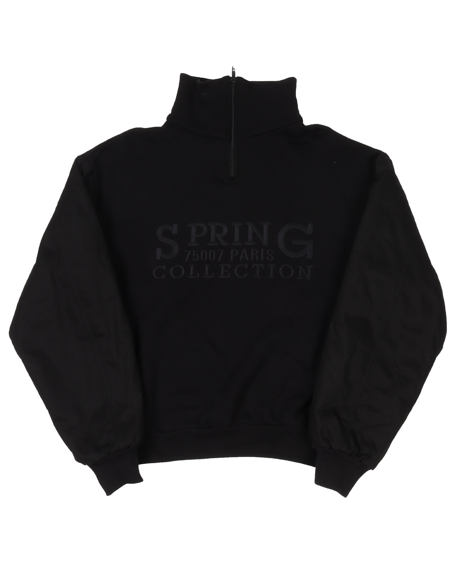 Balenciaga Tonal Canvas Quarter Zip – Justin Reed