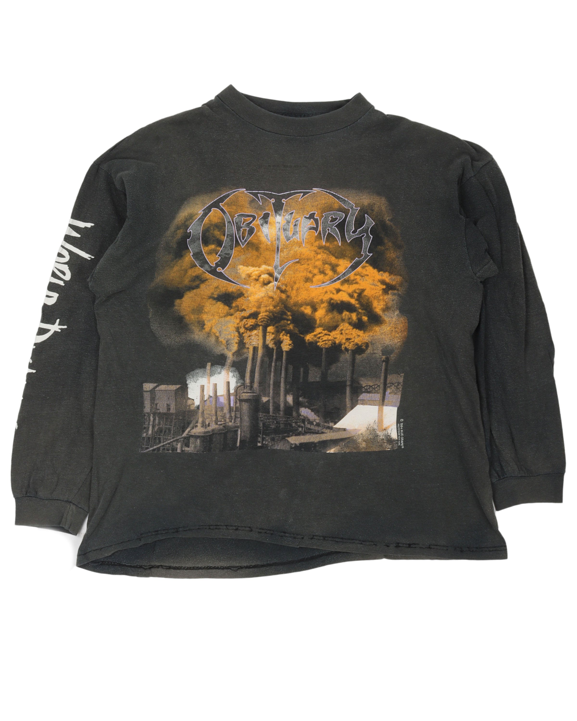 Obituary "World Demise" Long Sleeve T-Shirt