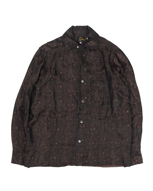 Italian Collar Long Sleeve Shirt