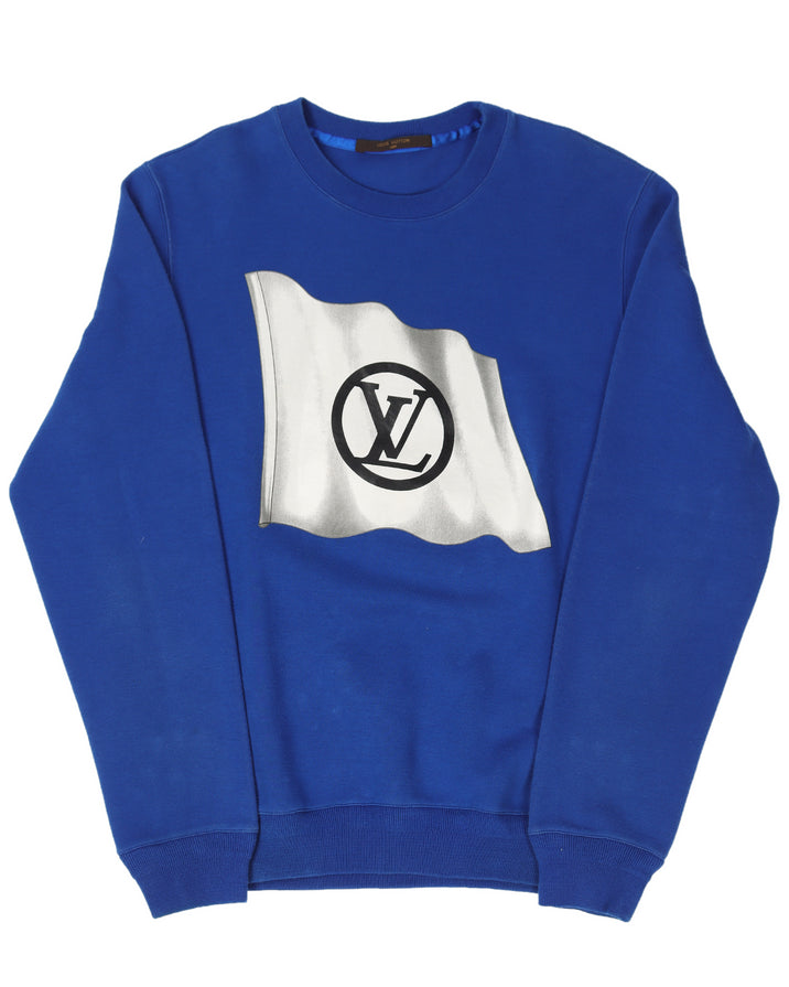 Louis Vuitton Stitched Floral Monogram XXL Sweatshirt NWT **NEW
