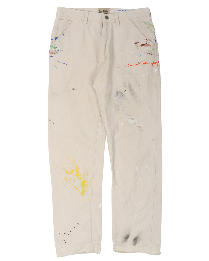 "5001" Paint Splatter Jeans