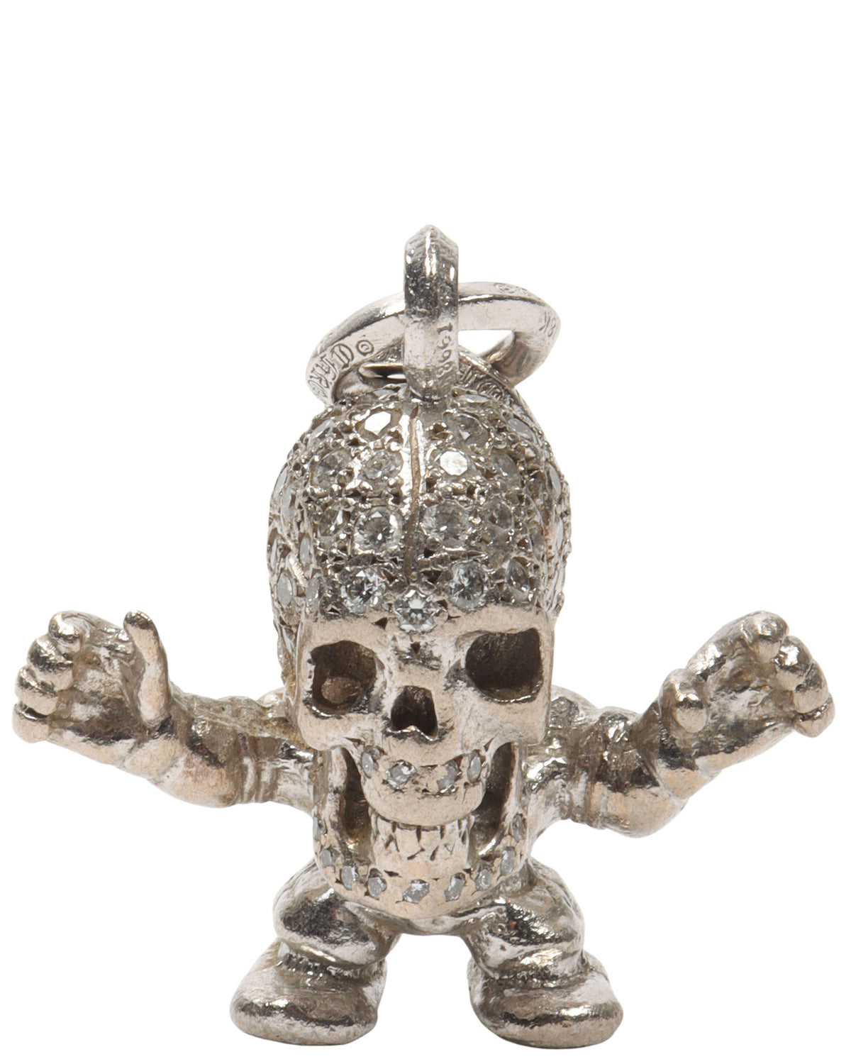 "Harris Teeter" Diamond 18k White Gold Foti Pendant