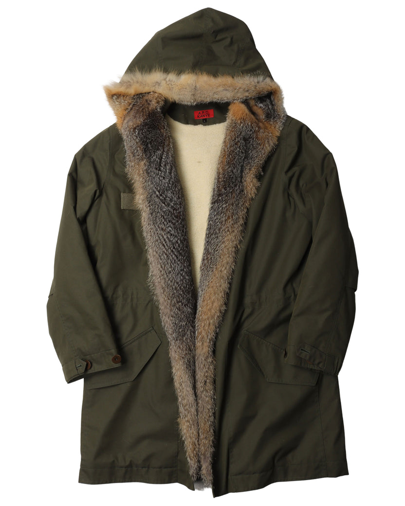 Kanye West Fox Fur Coat