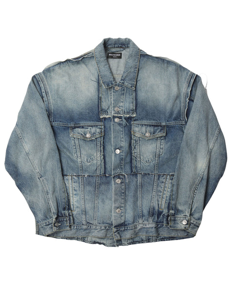 激希少 BALENCIAGA denim jacket  Justin 着用 1_50f5fecc-245d-4875-8667-