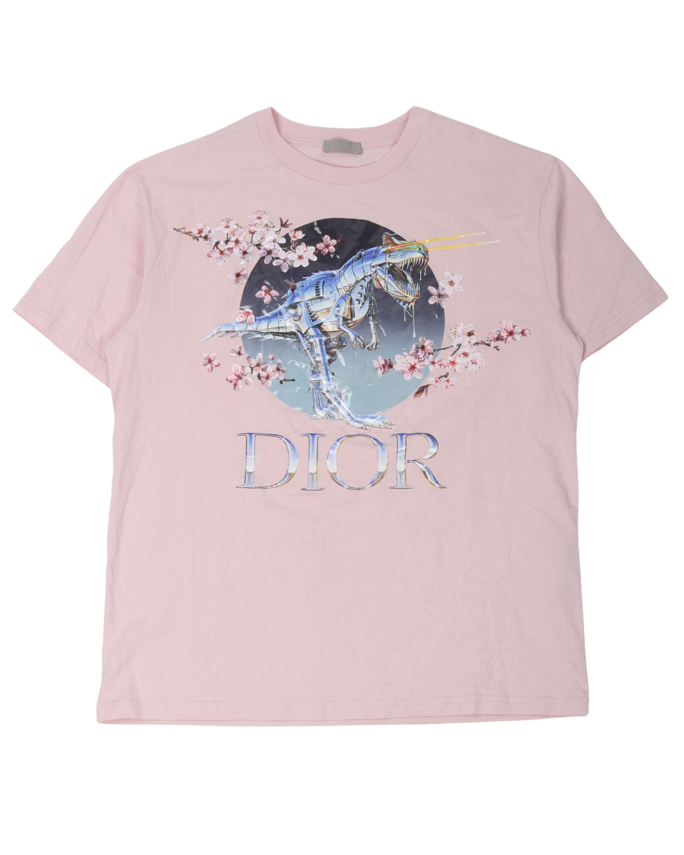 Dior Sorayama T-Rex T-Shirt
