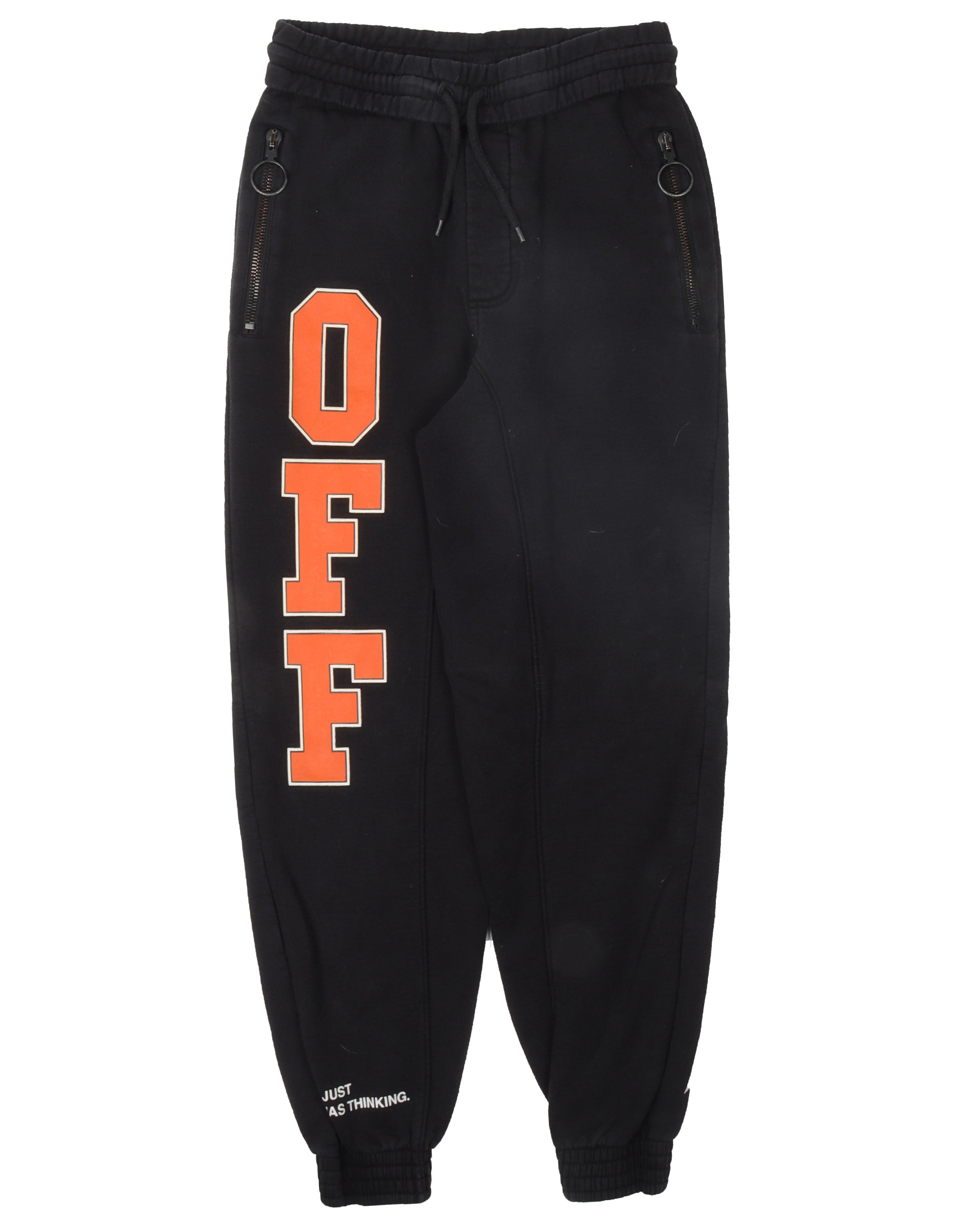 Colligate Slacks Off-White Colligate Sweatpants – Justin Reed
