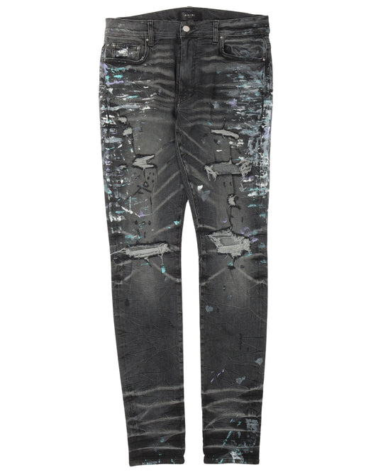 Splatter Paint Skinny Jeans
