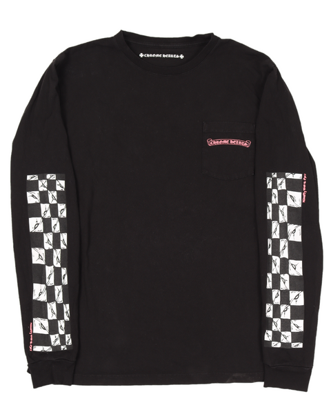Chrome Hearts Matty Boy PURRELLE Graffiti Long Sleeves Tee
