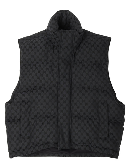 Gucci Hacker Monogram Puffer Vest