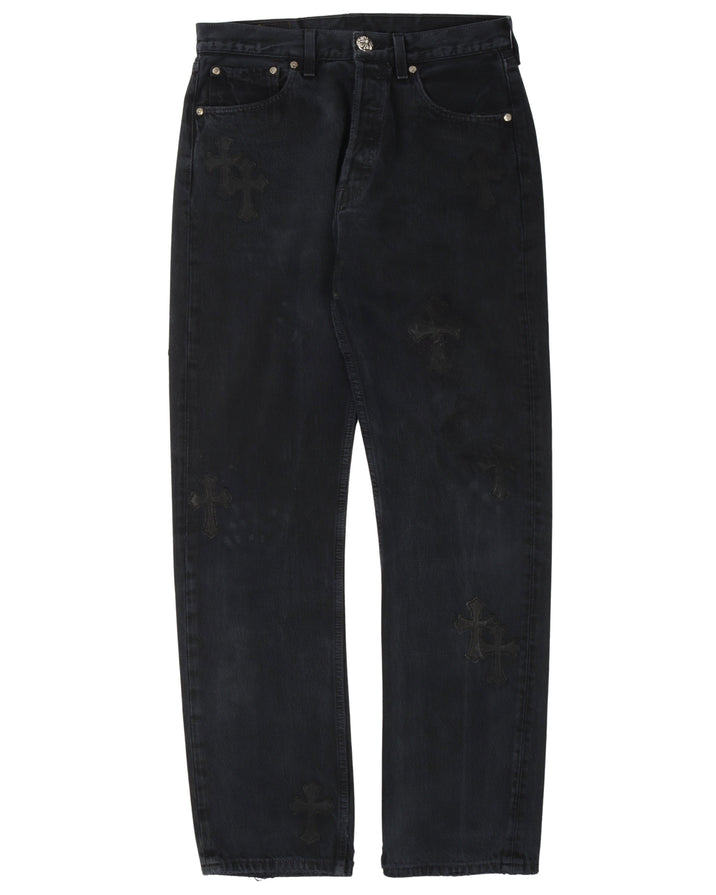 Levi's Black Cross Patch Jeans