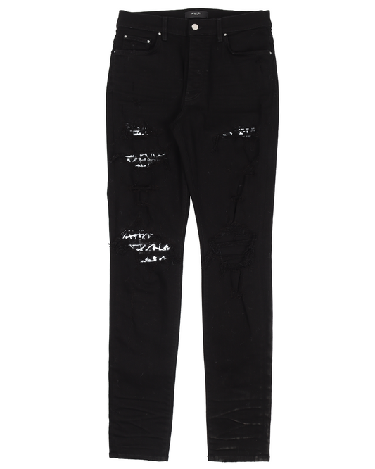 Distressed Stretch Denim