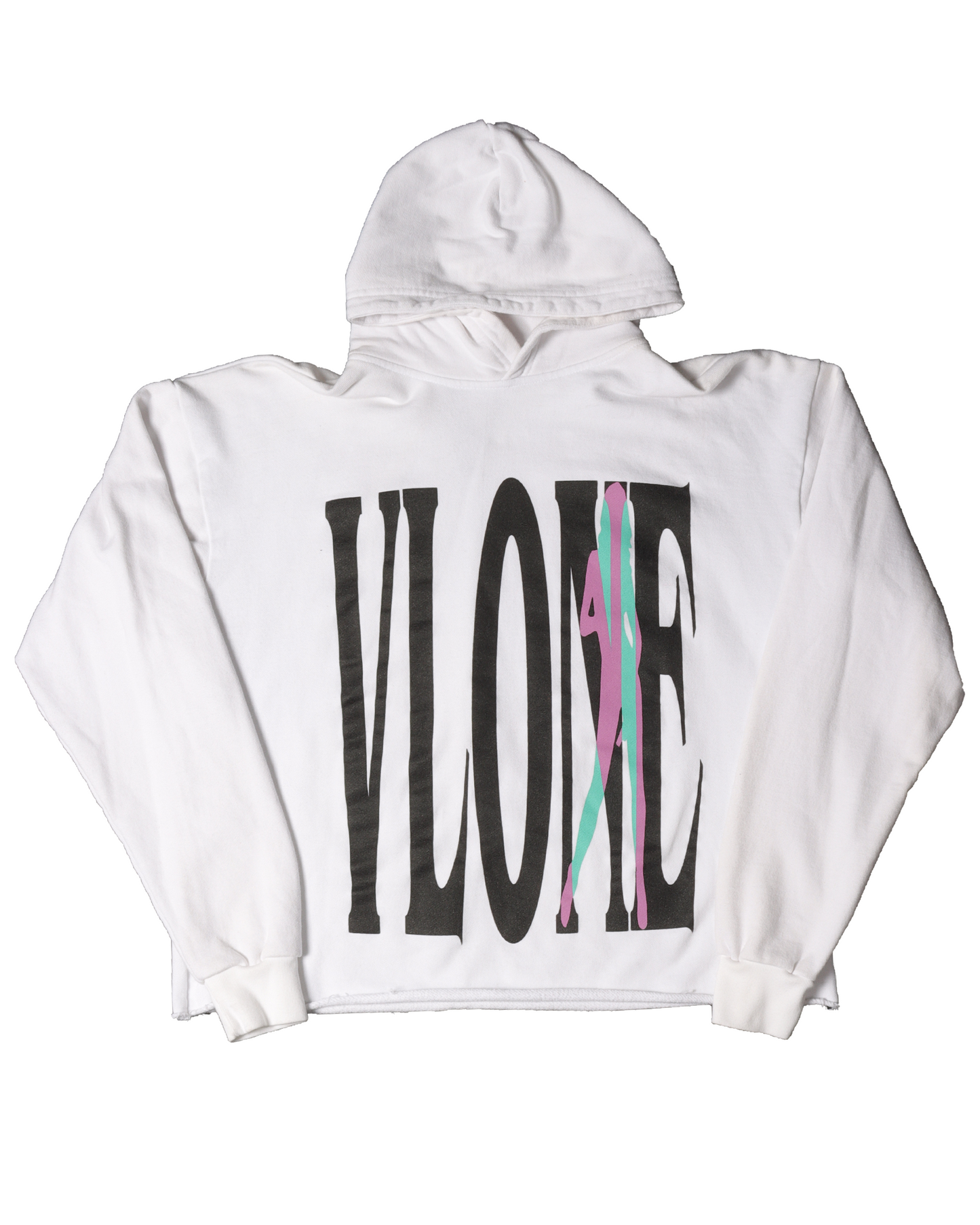 White Stripper Hoodie
