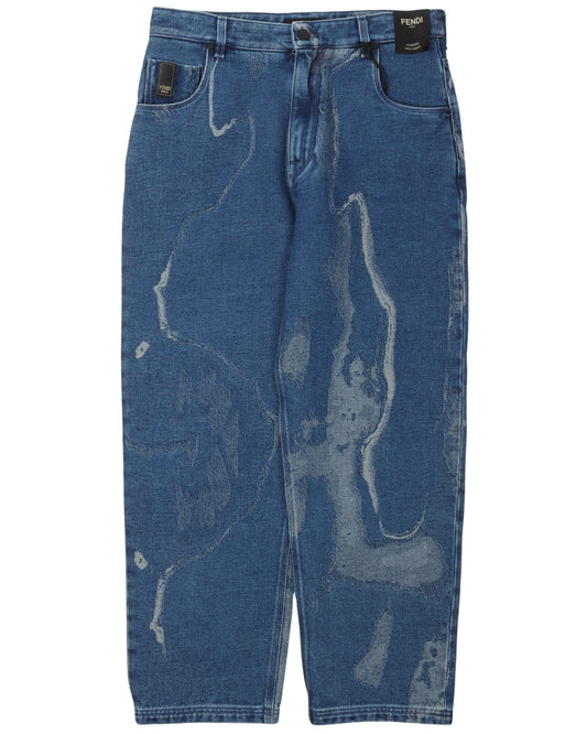 Moonlight Bleached Denim Jeans
