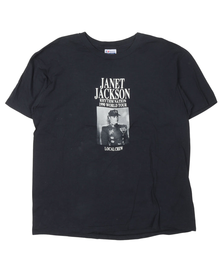 Janet Jackson Rhythm Nation 1990 Tour T-Shirt