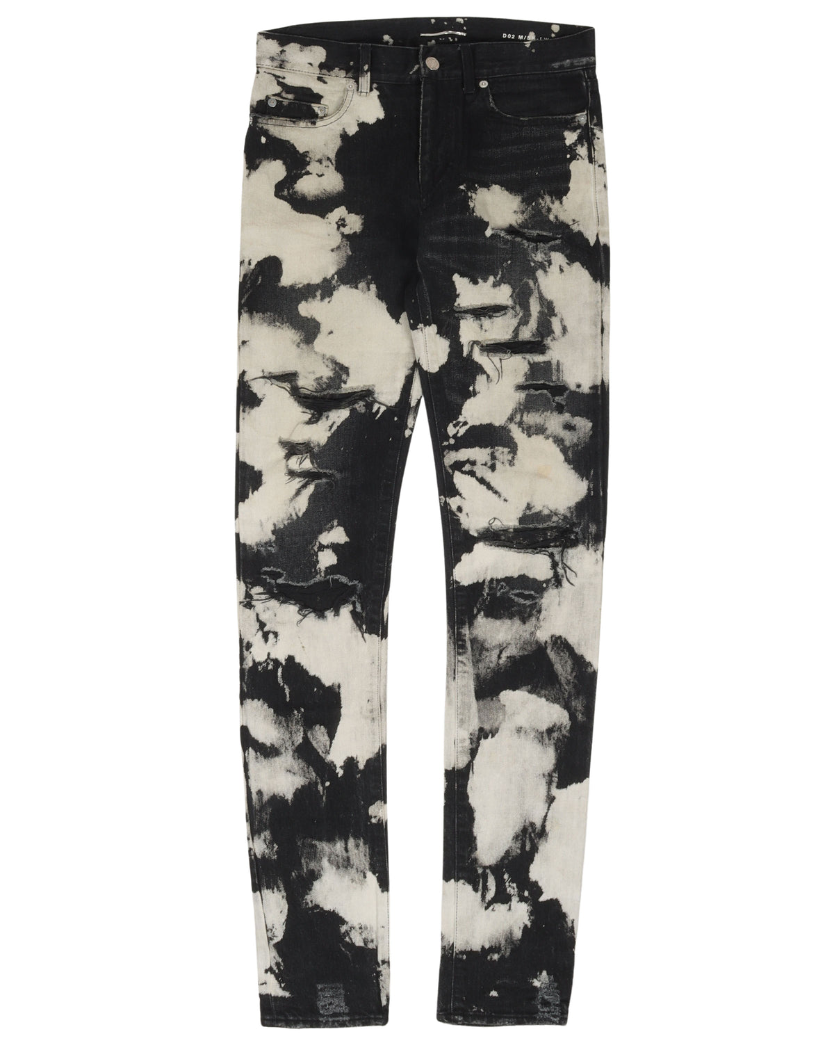 Distressed Tie Dye Jeans