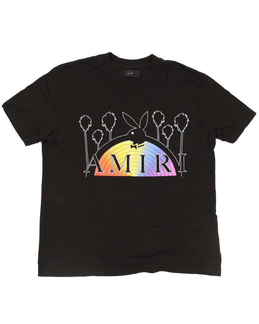 Playboy Rainbow Graphic T-Shirt