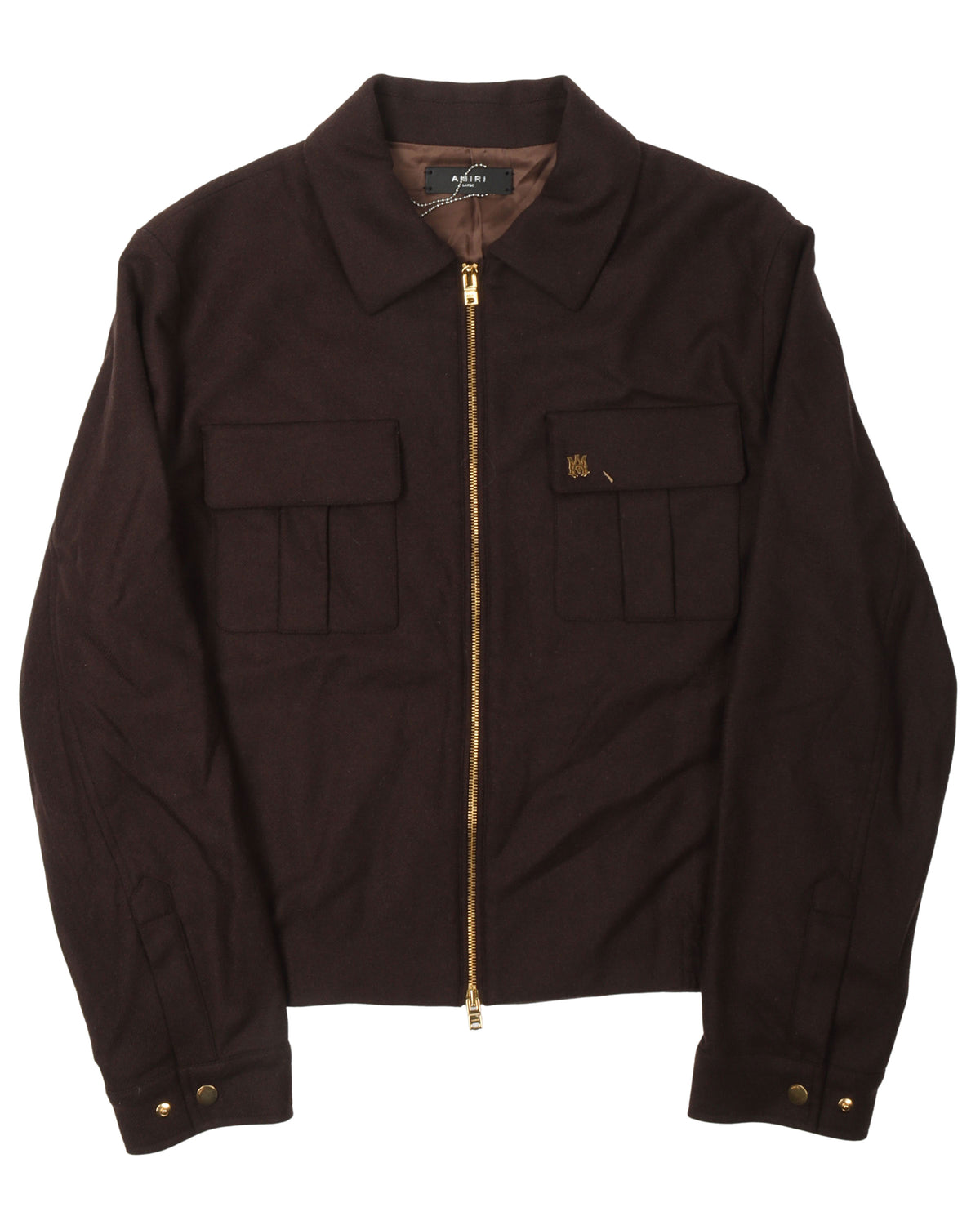 Wool Zip Up Jacket