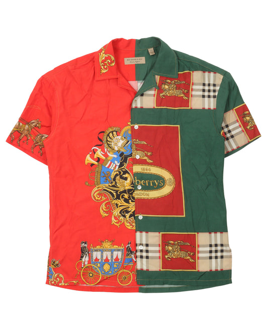 Split Graphic Shirt