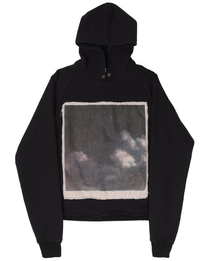 Cy Twombly Distressed Patch Hoodie