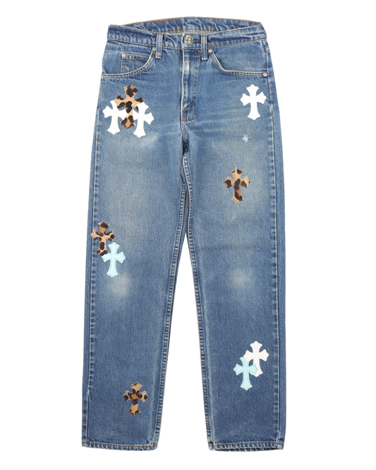 Multi Color Levi's Patch Denim