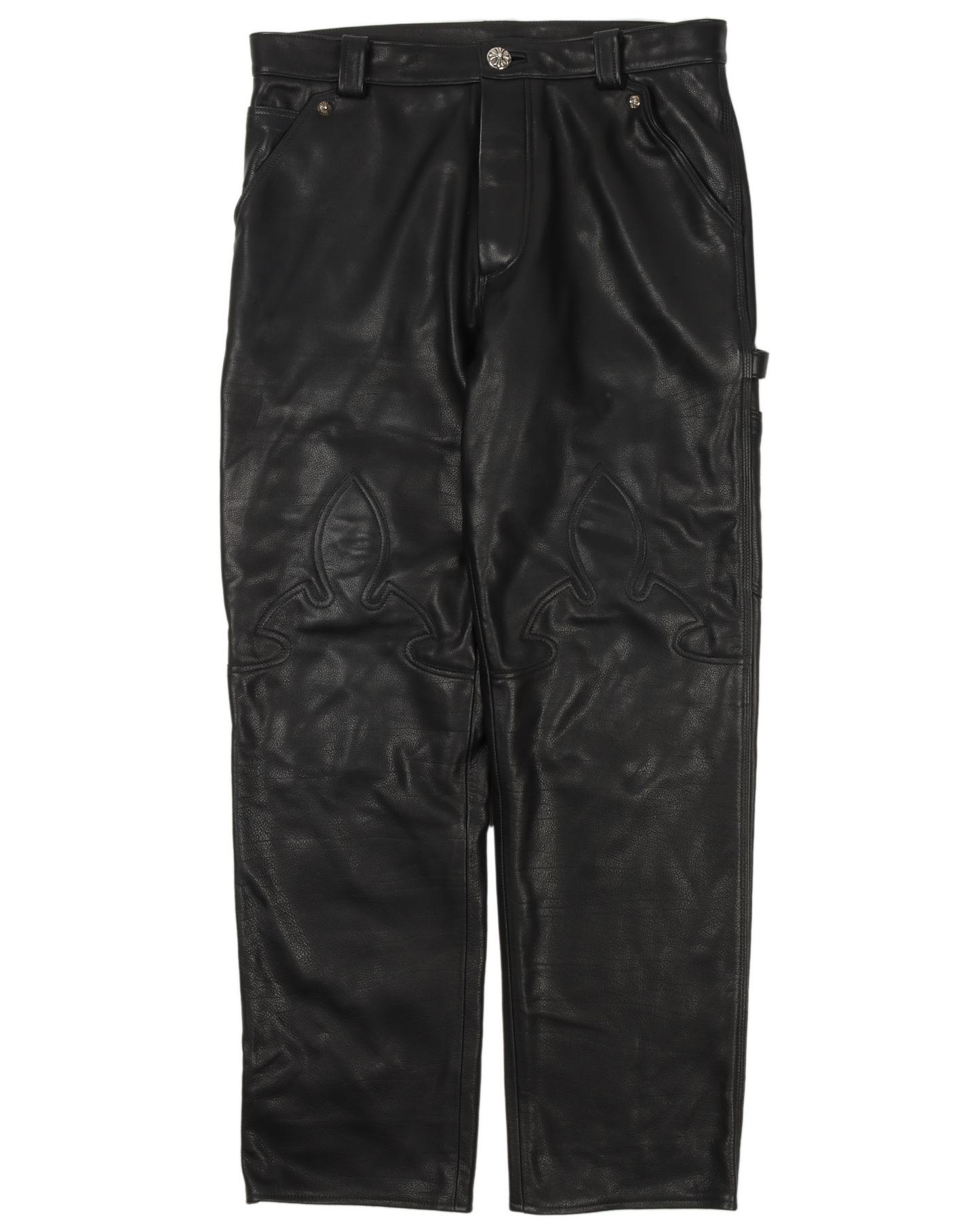 Leather Carpenter Pants