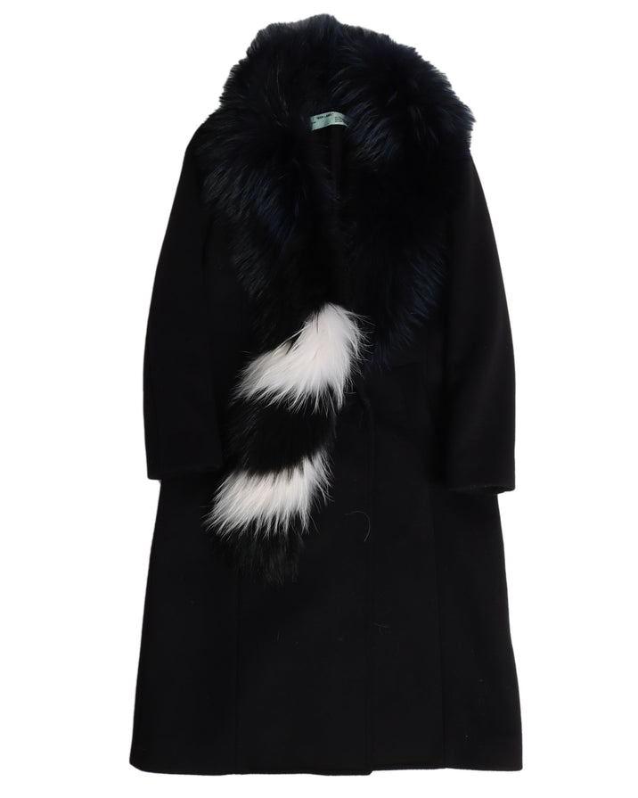 Fur Collard Coat