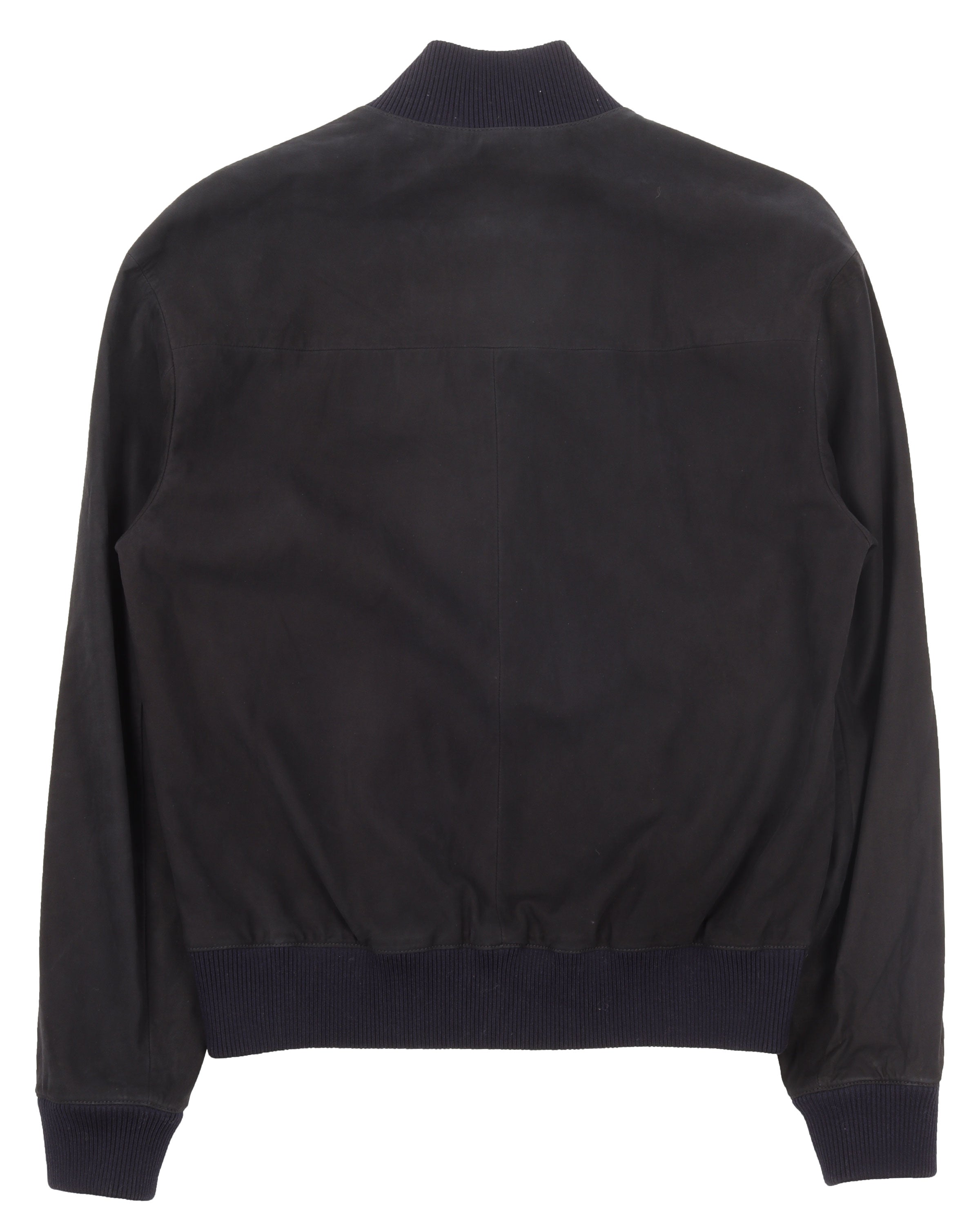 Suede Bomber Jacket